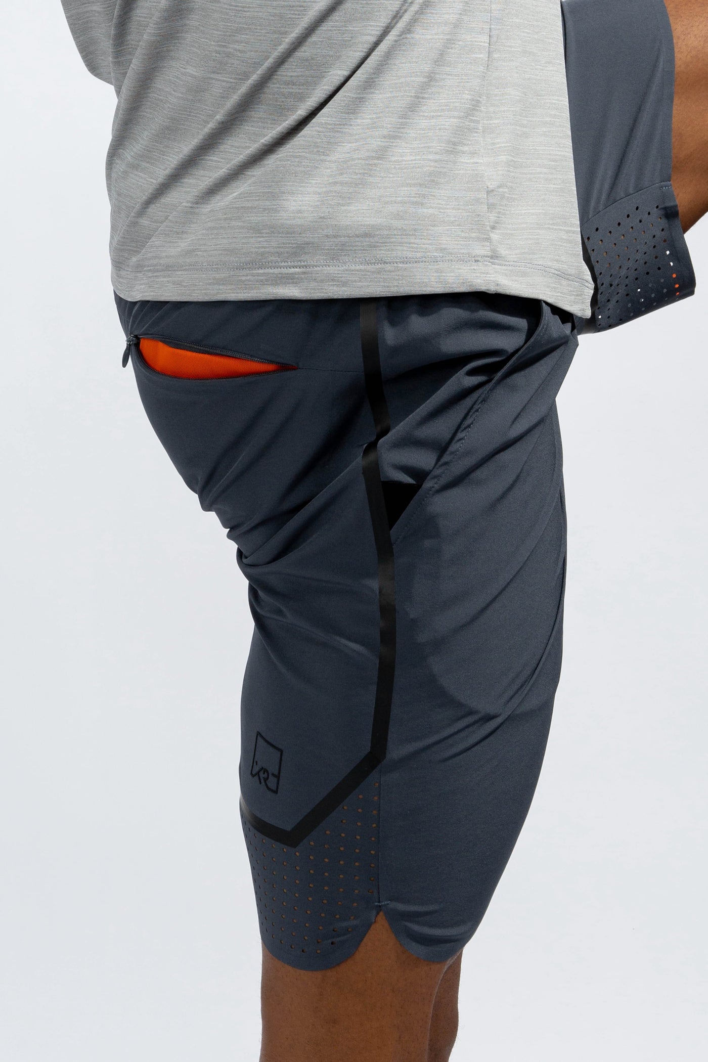 XRT Grey gym shorts for men