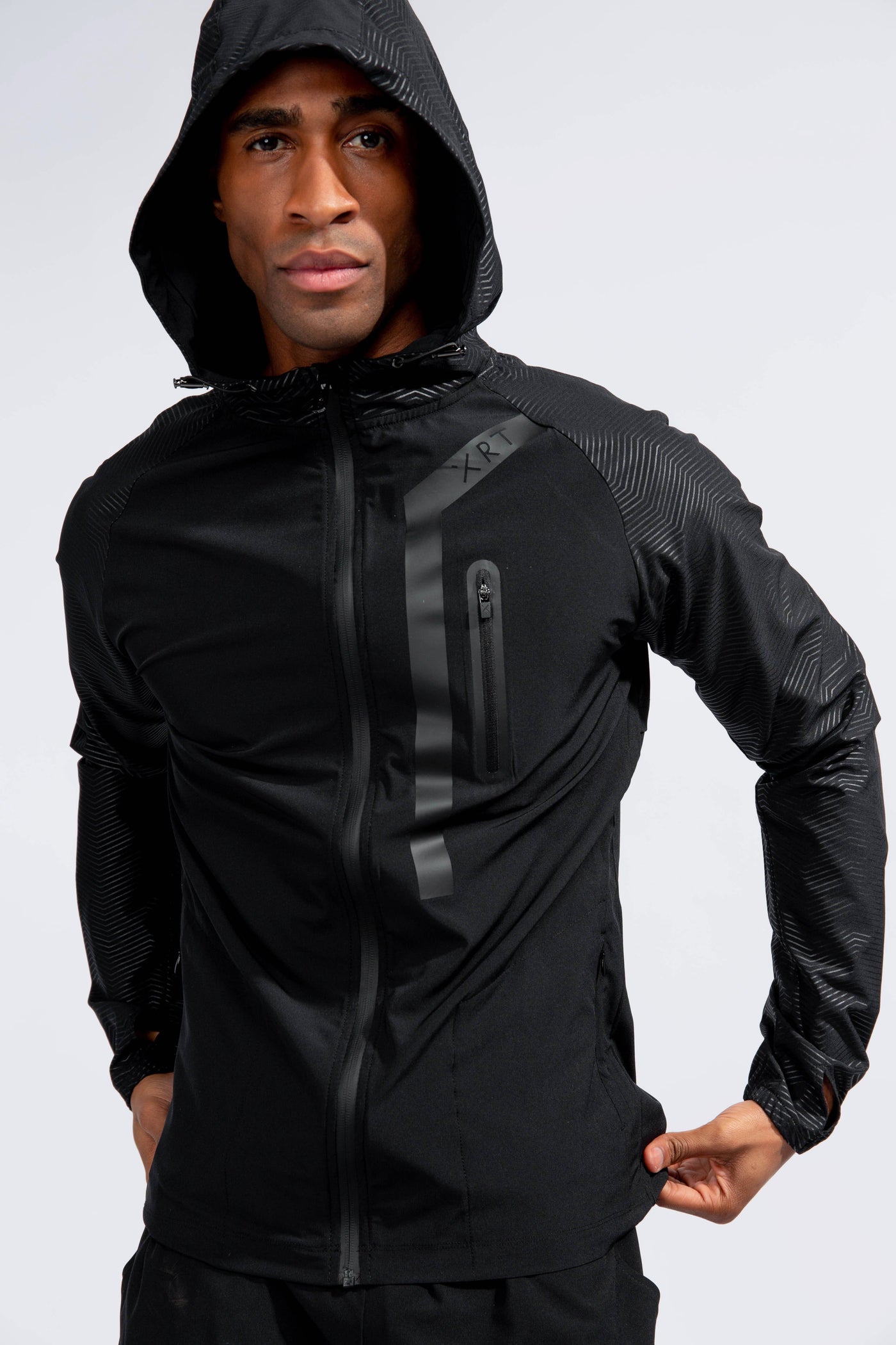 XRT black zip sport jacket for men