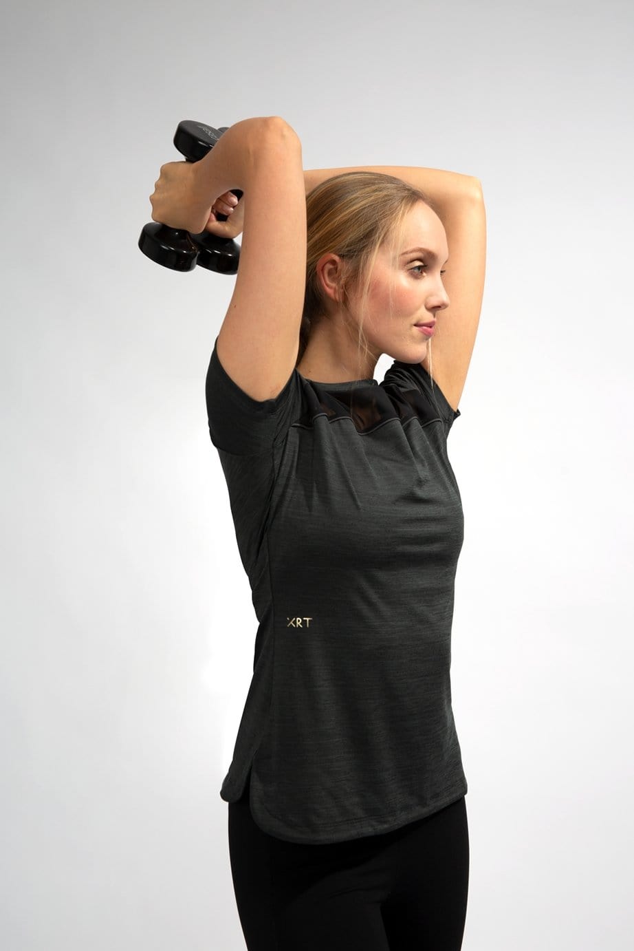 Black XRT sport t-shirt for women